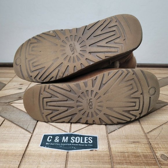 UGG Australia Bailey Button Shearling Chestnut - Picture 7 of 9